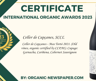 Mas Tortó ecologic international organic wine award